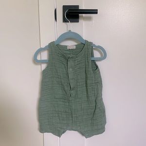 Angel Dear Organic Muslin Romper 6-12 Months